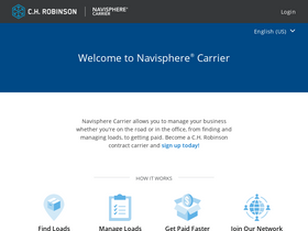 'navispherecarrier.com' screenshot