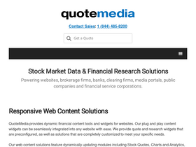 'quotemedia.com' screenshot