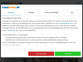 'lokalavisen.dk' screenshot