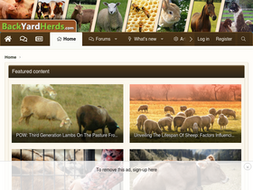'backyardherds.com' screenshot