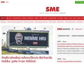 'myhornanitra.sme.sk' screenshot