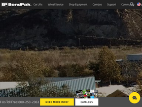 'bendpak.com' screenshot