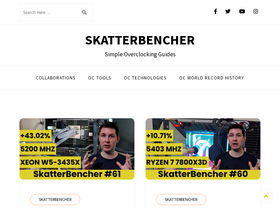 'skatterbencher.com' screenshot