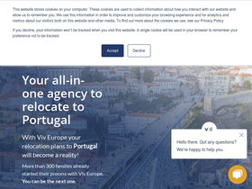 'viveurope.com' screenshot