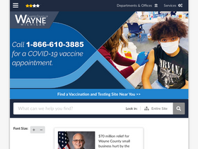 'waynecounty.com' screenshot