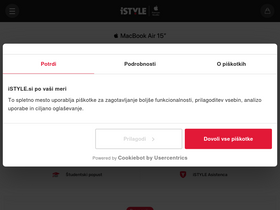 'istyle.si' screenshot