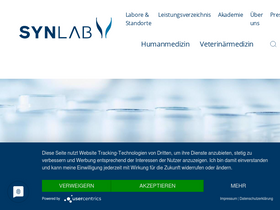 'synlab.de' screenshot