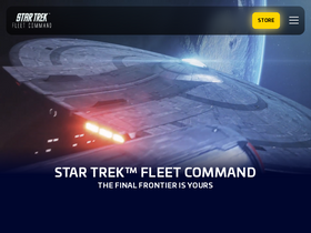 'startrekfleetcommand.com' screenshot