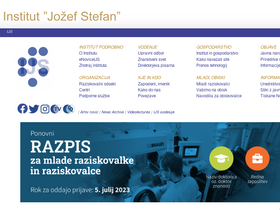 'ijs.si' screenshot