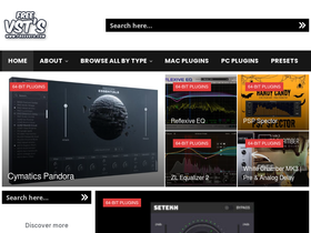 'freevsts.com' screenshot