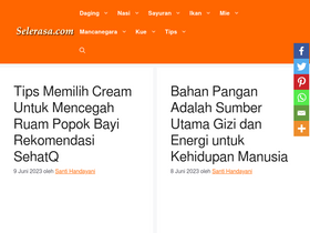 'selerasa.com' screenshot