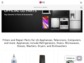 'lgcanadaparts.com' screenshot