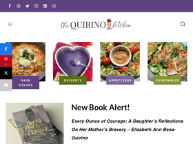 'thequirinokitchen.com' screenshot