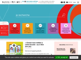 'choisirmonmetier-paysdelaloire.fr' screenshot