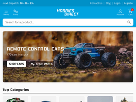 'hobbiesdirect.com.au' screenshot