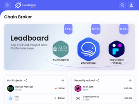 'chainbroker.io' screenshot