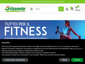'orizzonteshop.it' screenshot