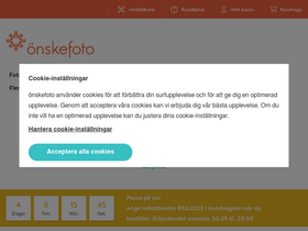 'onskefoto.se' screenshot