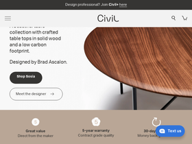civilspace.com homepage screenshot
