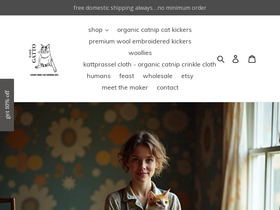 ciaogattocatmarket.com homepage screenshot