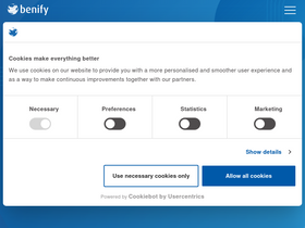 'benify.com' screenshot