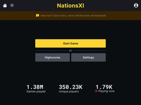 'nationsxi.com' screenshot