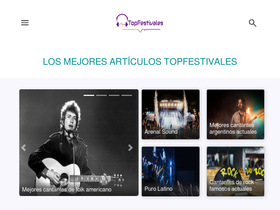 'topfestivales.com' screenshot