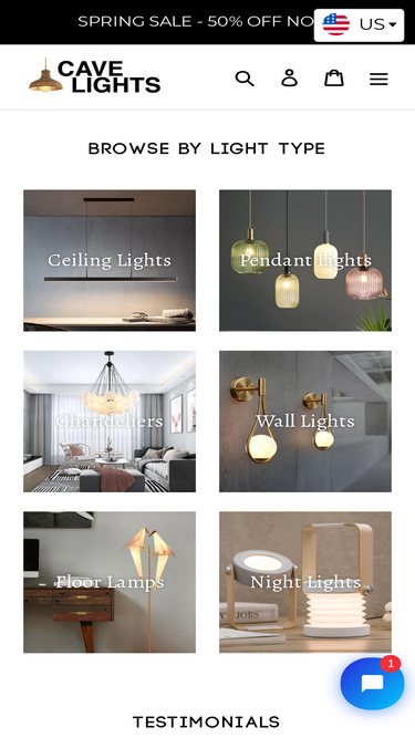 cavelightstore.com