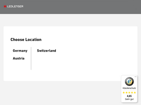 'ledlenser.com' screenshot