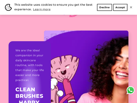 glamgangbeauty.com homepage screenshot