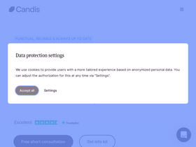 'candis.io' screenshot