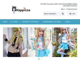 happicos.com homepage screenshot