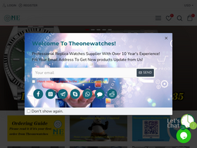'theonewatches.io' screenshot