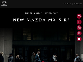 'mazda.co.id' screenshot