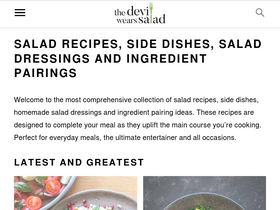 'thedevilwearssalad.com' screenshot