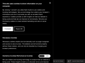 'naimaudio.com' screenshot