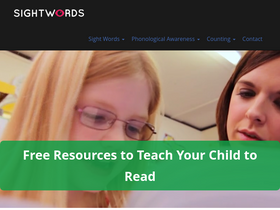 'sightwords.com' screenshot