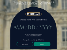 'stgermainliqueur.com' screenshot