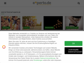 'experto.de' screenshot