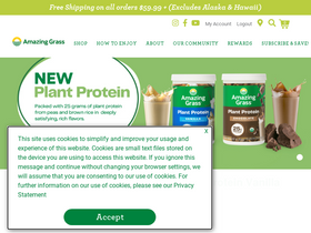 'amazinggrass.com' screenshot