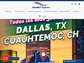 'omnibusexpress.com' screenshot