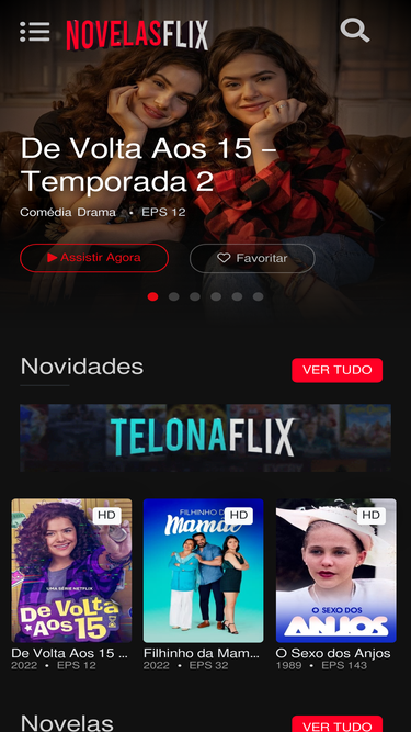 NovelasFlix - Novelas, Séries e Programas Online