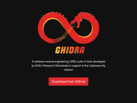 'ghidra-sre.org' screenshot