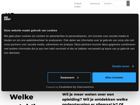 'hogent.be' screenshot