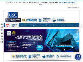 'usc.edu.co' screenshot
