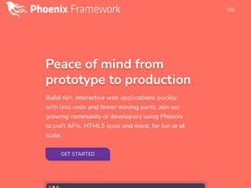 'phoenixframework.org' screenshot