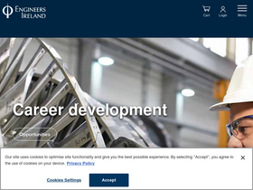 'engineersireland.ie' screenshot