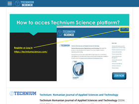 'techniumscience.com' screenshot