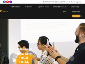 'talkfirst.vn' screenshot