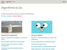 'yourbasic.org' screenshot